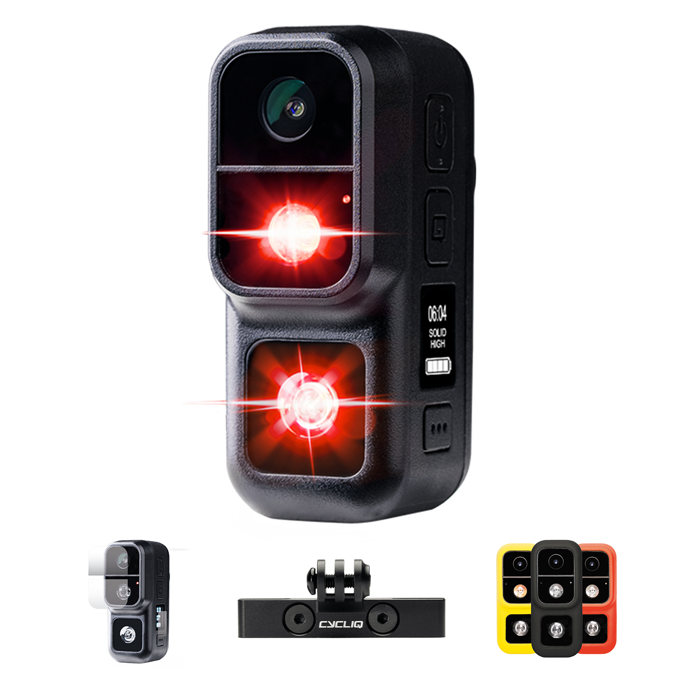 K*2様 CYCLIQ FLY6 PRO ドライブレコーダー機能付4Kカメラ テ Cycliq Fly6 Pro Bundle - Rear Camera + Light + Accessories