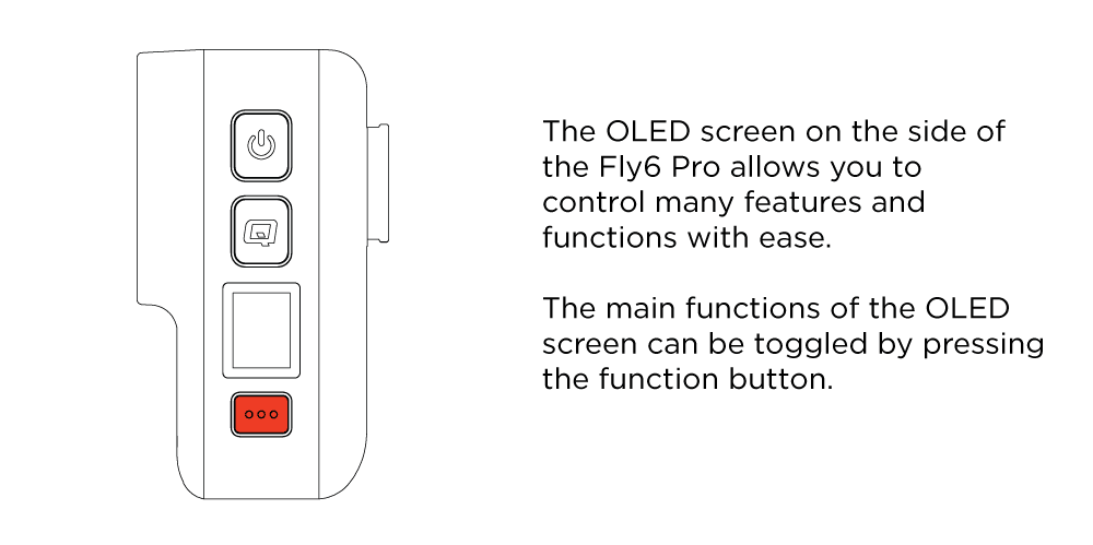 Fly6 Pro Quick Start Guide - OLED